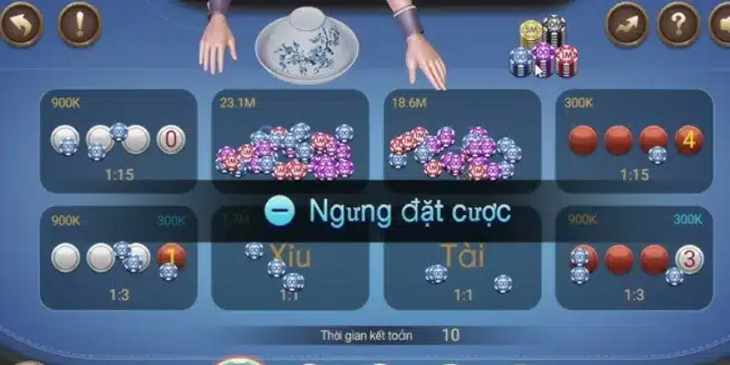 Một số loại cược phổ biến trong Xóc Đĩa online